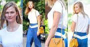 #TRENDY: Karlie Kloss w szerokich spodniach