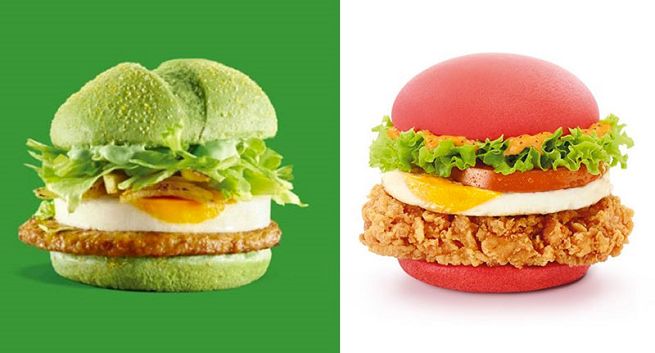 Czerwone i zielone burgery w McDonald’s promują „Angry Birds”