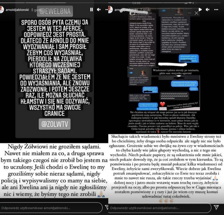 Ewelina Kubiak i jej narzeczony atakują Ewę Piekut i Arnolda Jabłońskiego