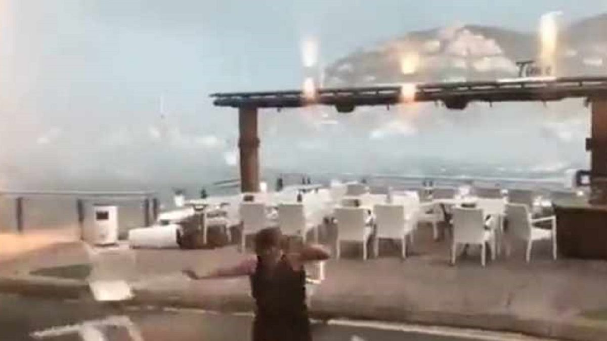 Gwałtowne burze na Majorce.