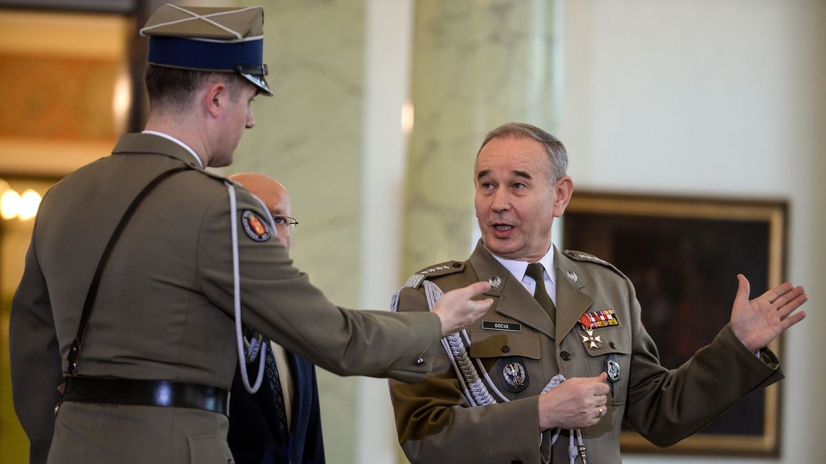 Mieczys�aw Gocu�Marcin Obaragenera�, Mieczys�aw Gocu�, nominacja, pa�ac prezydencki, szef sztabu generalnego, sztab generalny, wojska polskiego, wojsko, wojsko polskie