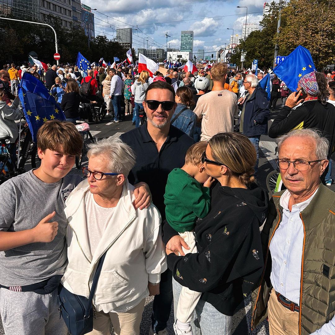 Małgorzata Rozenek relacjonuje "Marsz Miliona Serc"