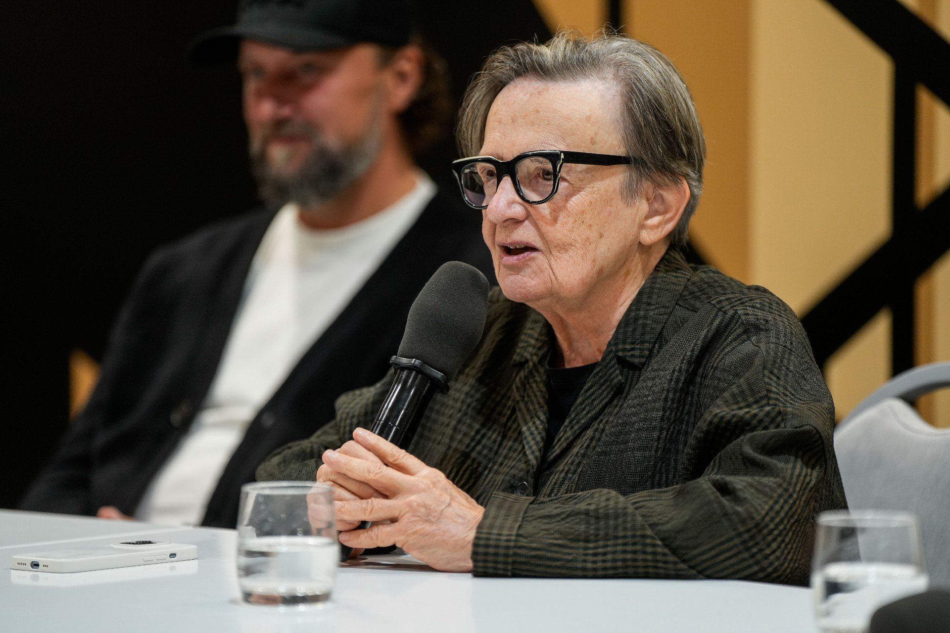 26.09.2025 GDYNIA. KONFERENCJA EKIPY FILMU FRANZ KAFKA. NZ. AGNIESZKA HOLLAND WRZESIEN, LATO, GDYNIA, FPFF, FESTIWAL POLSKICH FILMOW FABULARNYCH FOT. JAKUB STEINBORN / POLSKA PRESS/DZIENNIK BALTYCKI