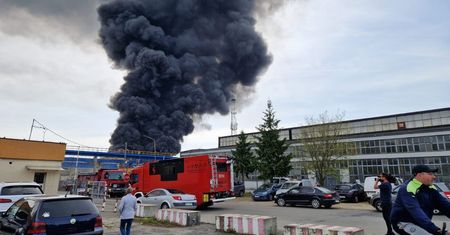 Potężny pożar na Śląsku. Wiadomo, co się pali