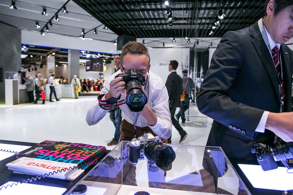 Stoisko firmy Olympus na Photokina 2014 5