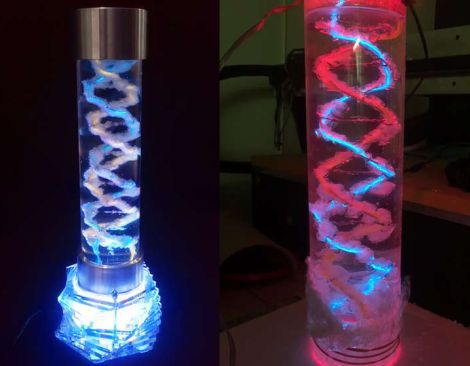 Zrób to sam – lampa z podwójną helisą DNA