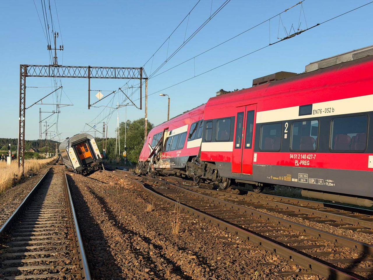 Zderzenie pociągów w Białośliwiu