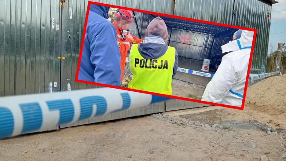 Płaczewo, gmina Gniewino. Garaż, który stał się grobowcem