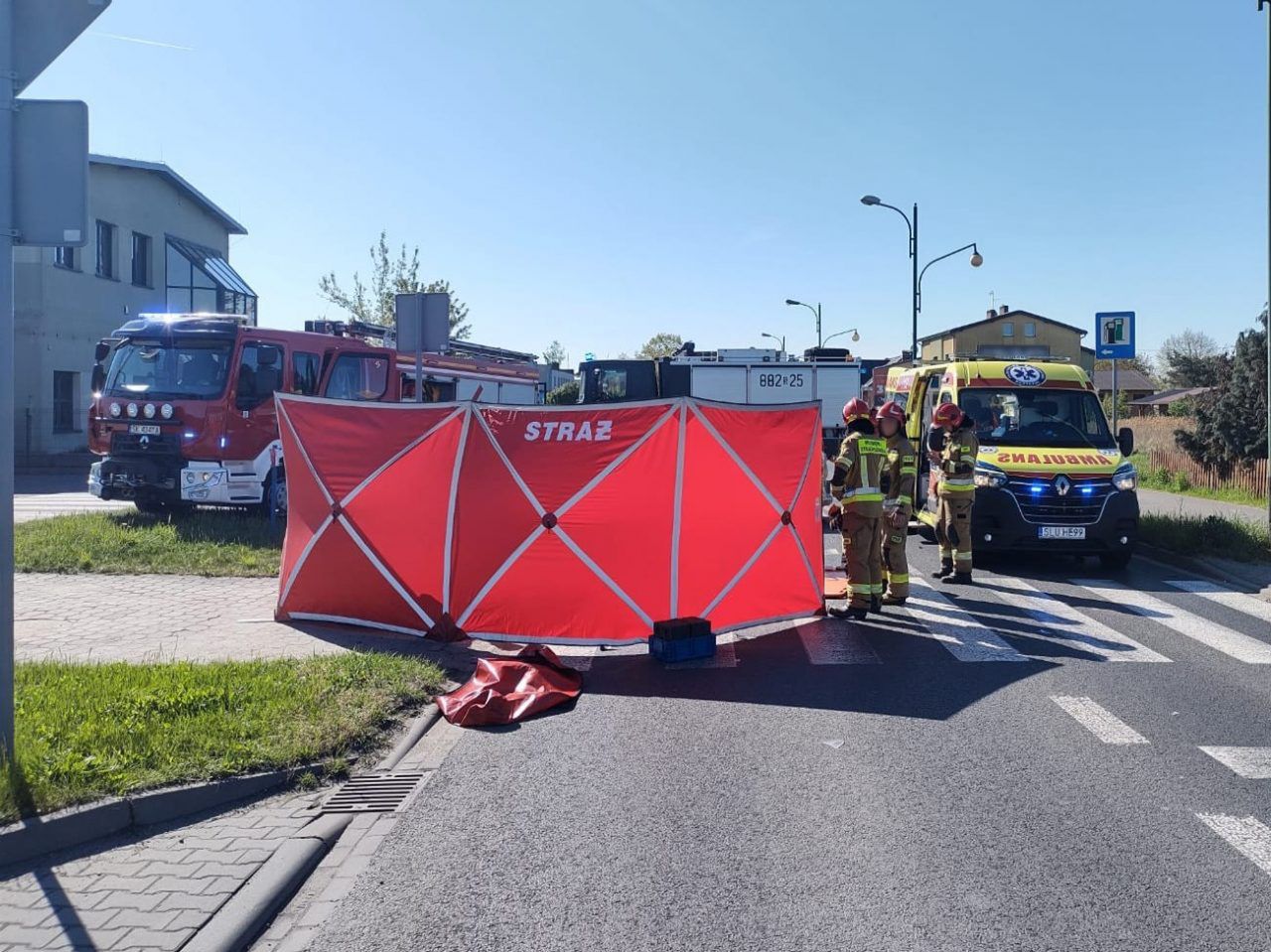 Tragiczny wypadek w Lublińcu. Nie żyje 49-letni motocyklista