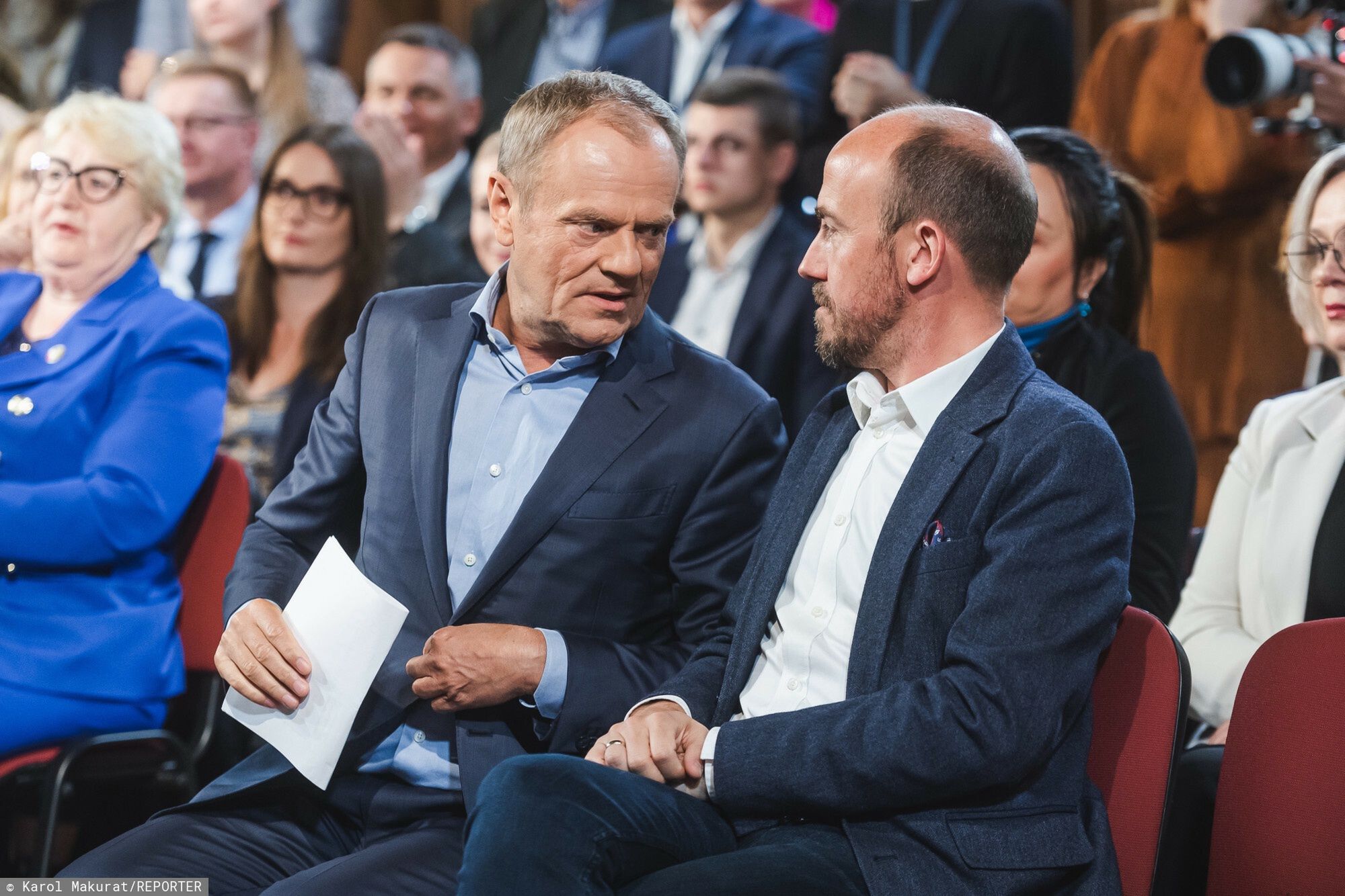 Posiedzenie Klubu Parlamentarnego Koalicja Obywatelska w Gda?sku
19.05.2023 Gdansk Posiedzenie Klubu Parlamentarnego Koalicja Obywatelska N/z Donald Tusk, Borys Budka   
Fot. Karol Makurat/REPORTER
Karol Makurat/REPORTER
