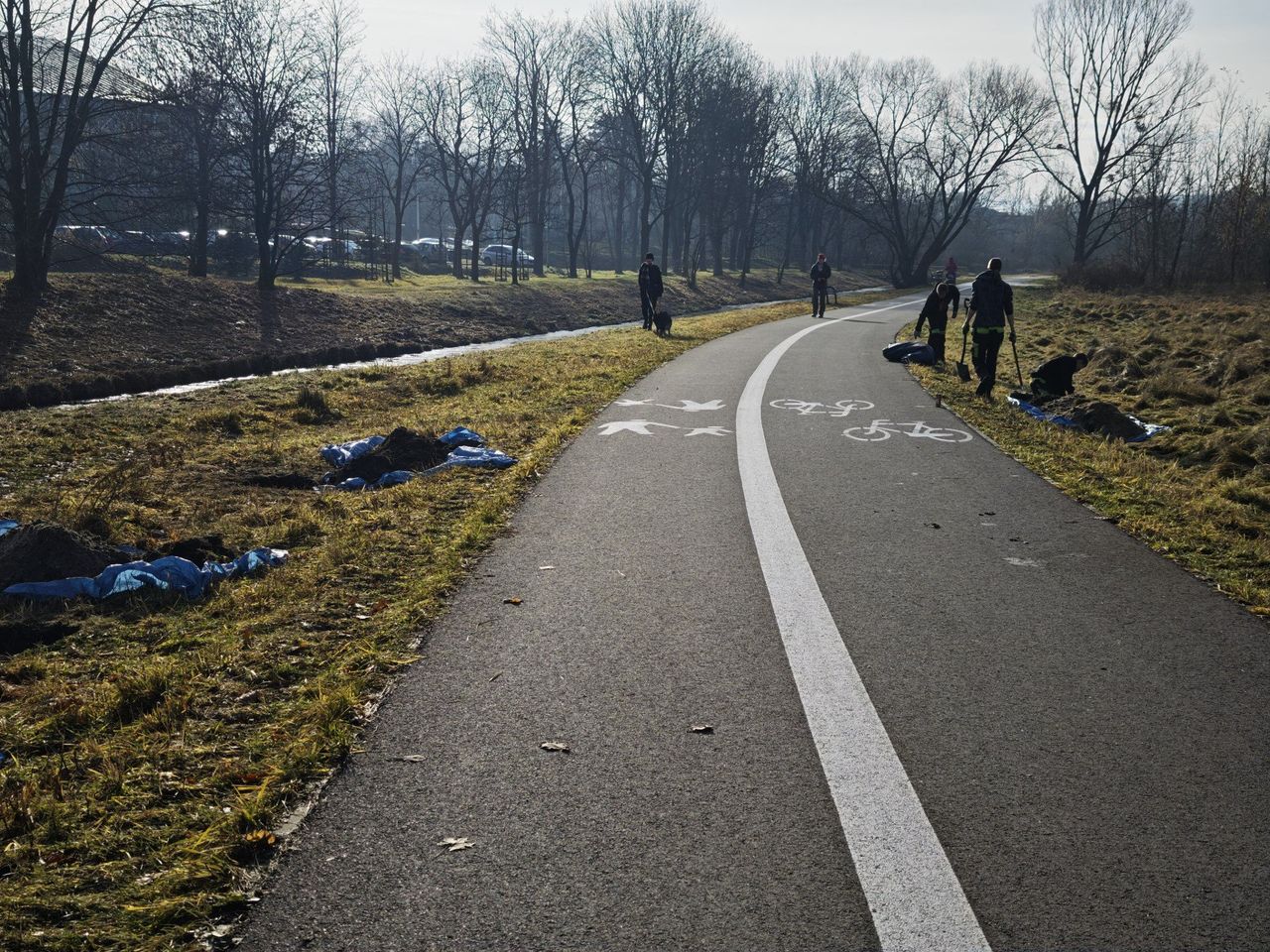 Chrzanów: Autostrada rowerowa w nowej odsłonie. Trwają prace porządkowe i nowe nasadzenia
