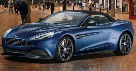 Świąteczny Aston Martin Vanquish Volante