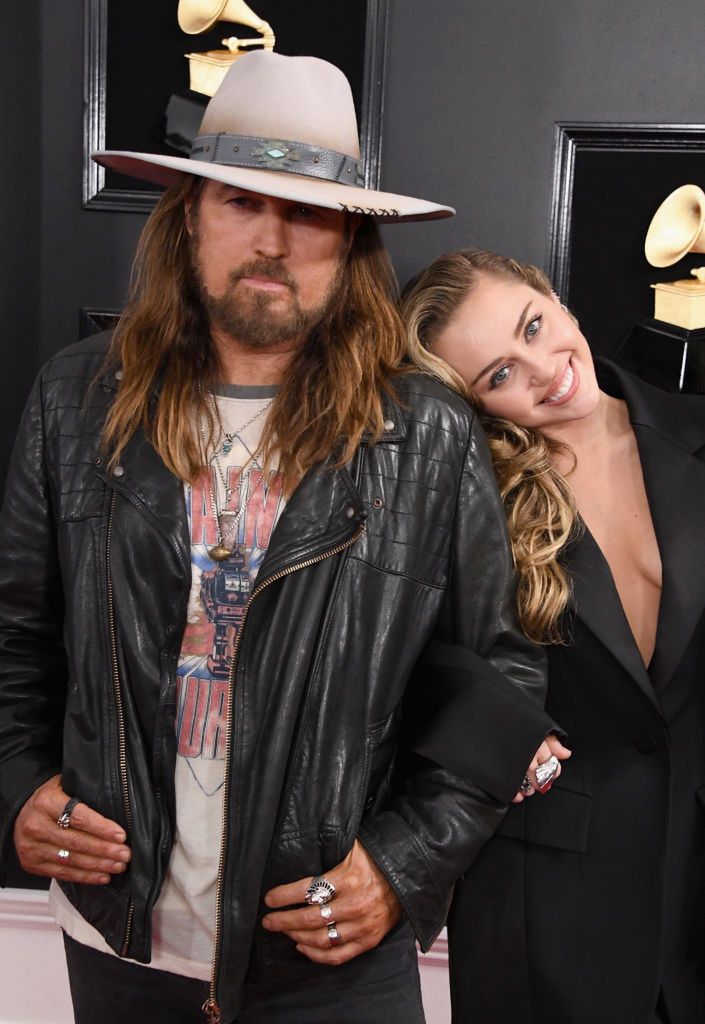 Miley Cyrus and Billy Ray Cyrus