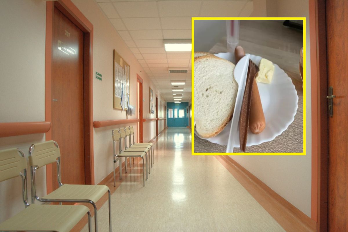 Pokazał śniadanie szpitalne 13-miesięcznej córki. Szpital tłumaczy