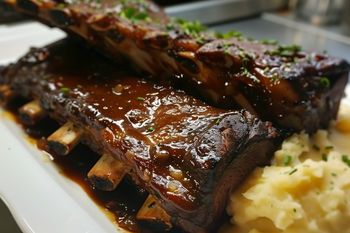 Te żeberka z piekarnika są bardziej soczyste niż grillowane. I nie trzeba czekać, aż przestanie padać
