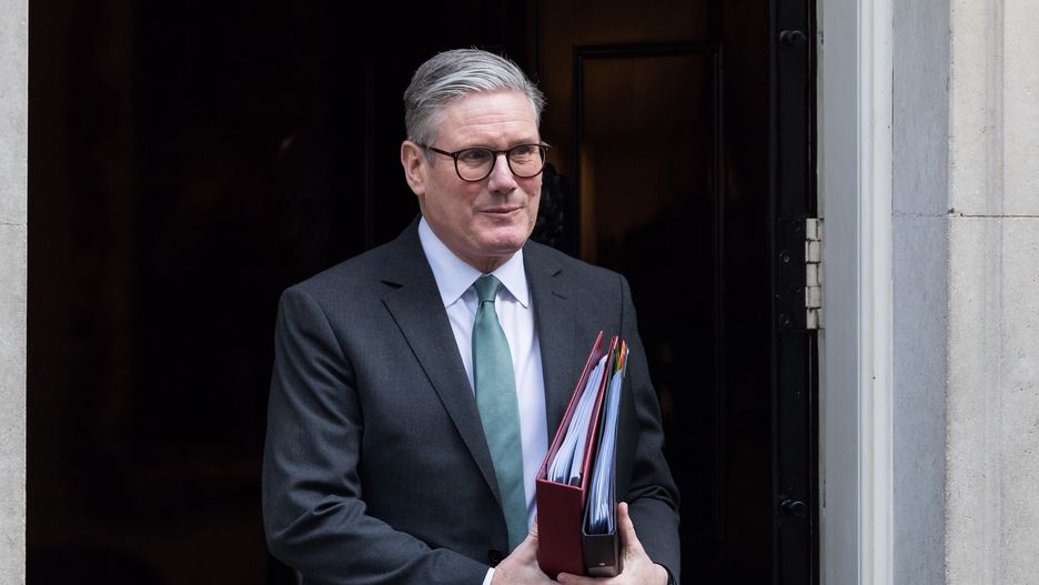 LONDON, UNITED KINGDOM - MARCH 05, 2025: British Prime Minister Sir Keir Starmer departs 10 Downing Street for the House of Commons to attend the Prime Minister's Questions (PMQs) in London, United Kingdom on March 05, 2025. (Photo credit should read Wiktor Szymanowicz/Future Publishing via Getty Images)