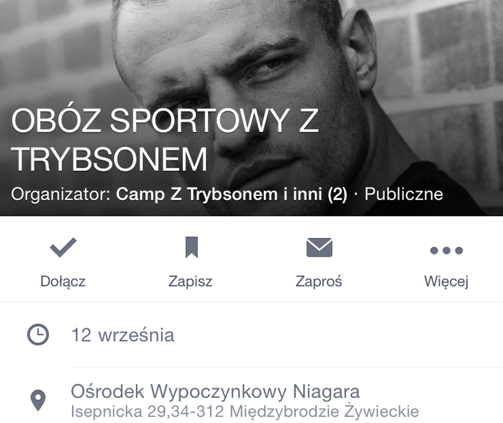 Trybson organizuje obóz treningowy
