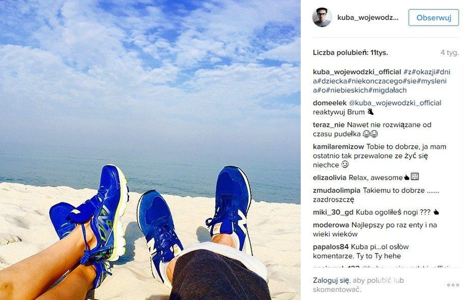 Kuba Wojewódzki i Renata Kaczoruk w butach New Balance