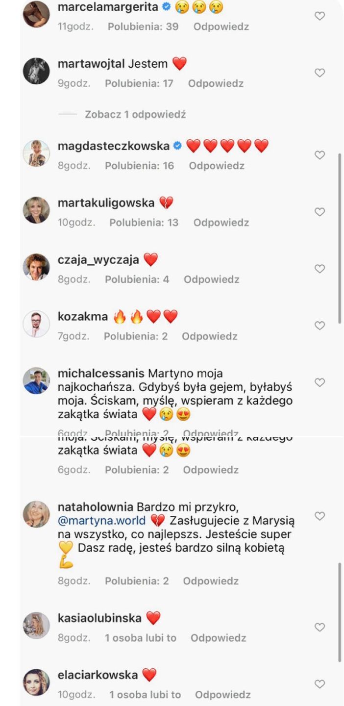 Gwiazdy wspierają Martynę Wojciechowską
