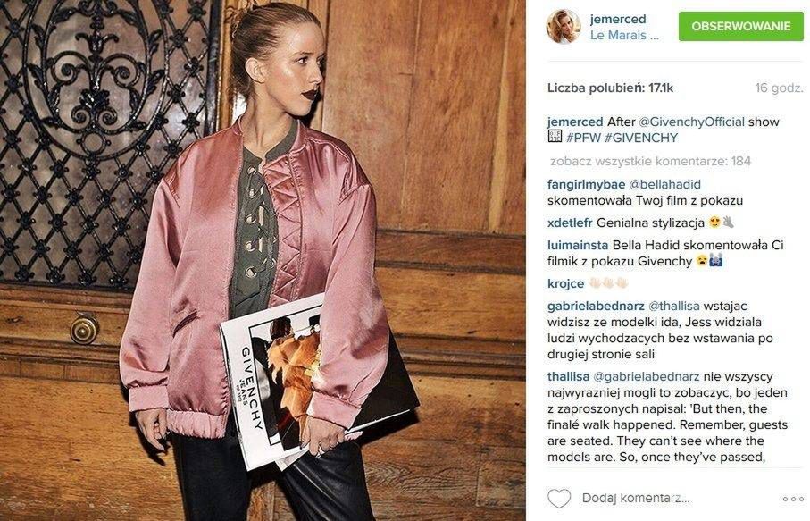 Jessica Mercedes w makijażu