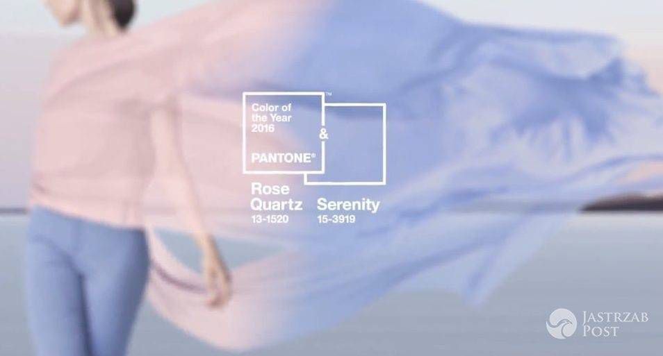 Według firmy Pantone kolory roku 2016: kwarcowy róż i spokojny błękit