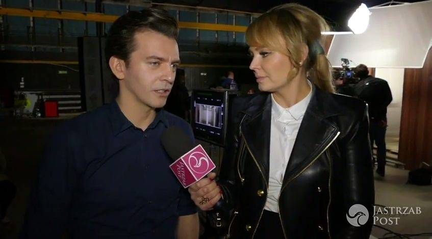 Piotr Głowacki na planie reklamy Orange
