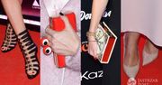 Stylowe buty i akcesoria na gali Flesz Fashion Night 2015. Zabawne torebki i botki były hitem czerwonego dywanu