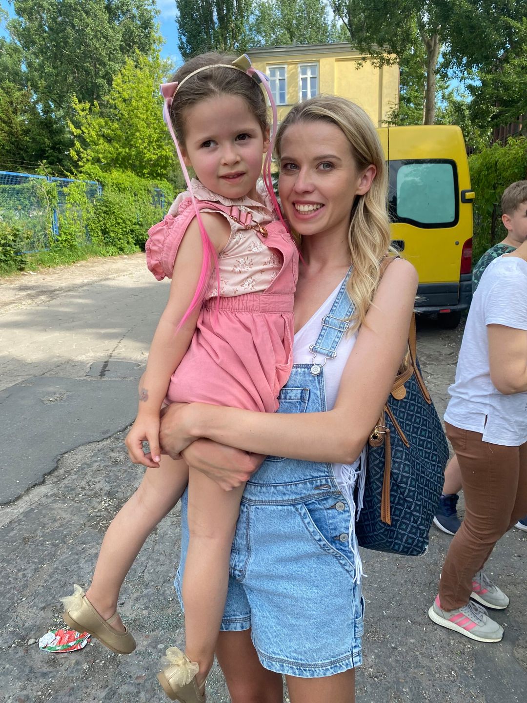 Ksenia Chlebicka z córką