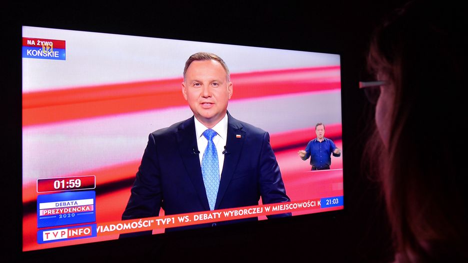 Debata prezydencka TVP w Końskich. Według ekspertki mowy ciała Andrzej Duda zdradzał wielki stres podczas wystąpienia