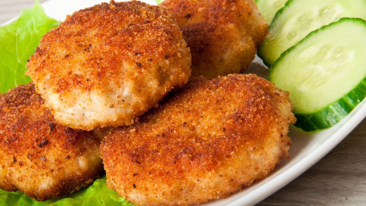 Kotlety mielone z pastą jajeczną