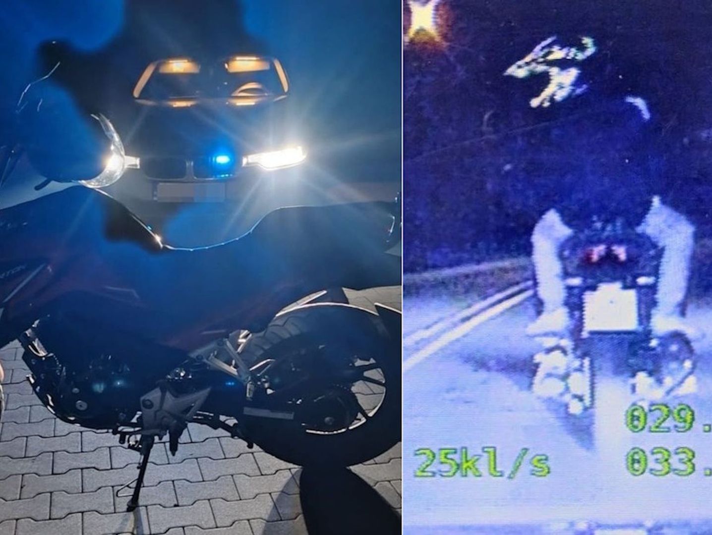 Wodzisław: Policjanci zdębieli. 14 i 11-latek w środku nocy jeździli motocyklem po mieście