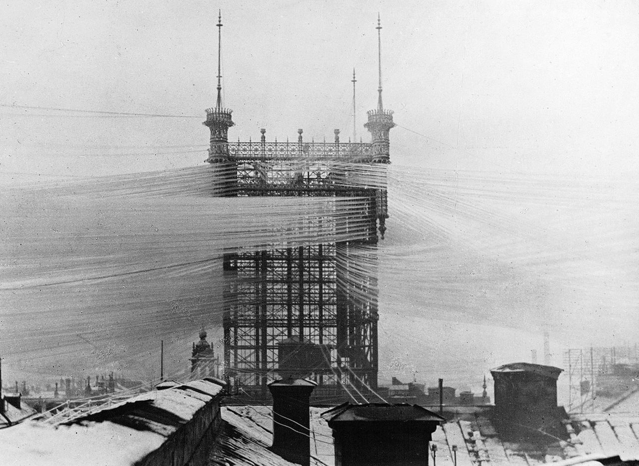 Telefontornet, czyli miasto w sieci. Wieża telefoniczna w Sztokholmie - Telefontornet - wieża telefoniczna z końca XIX wieku