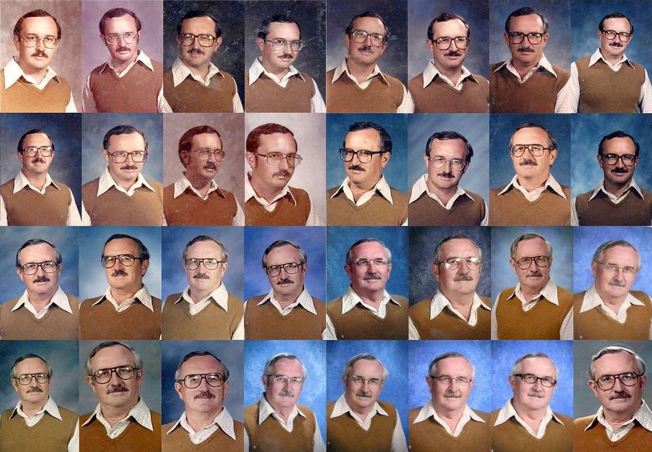 Mężczyzna zakładał to samo ubranie do oficjalnych zdjęć przez 40 lat