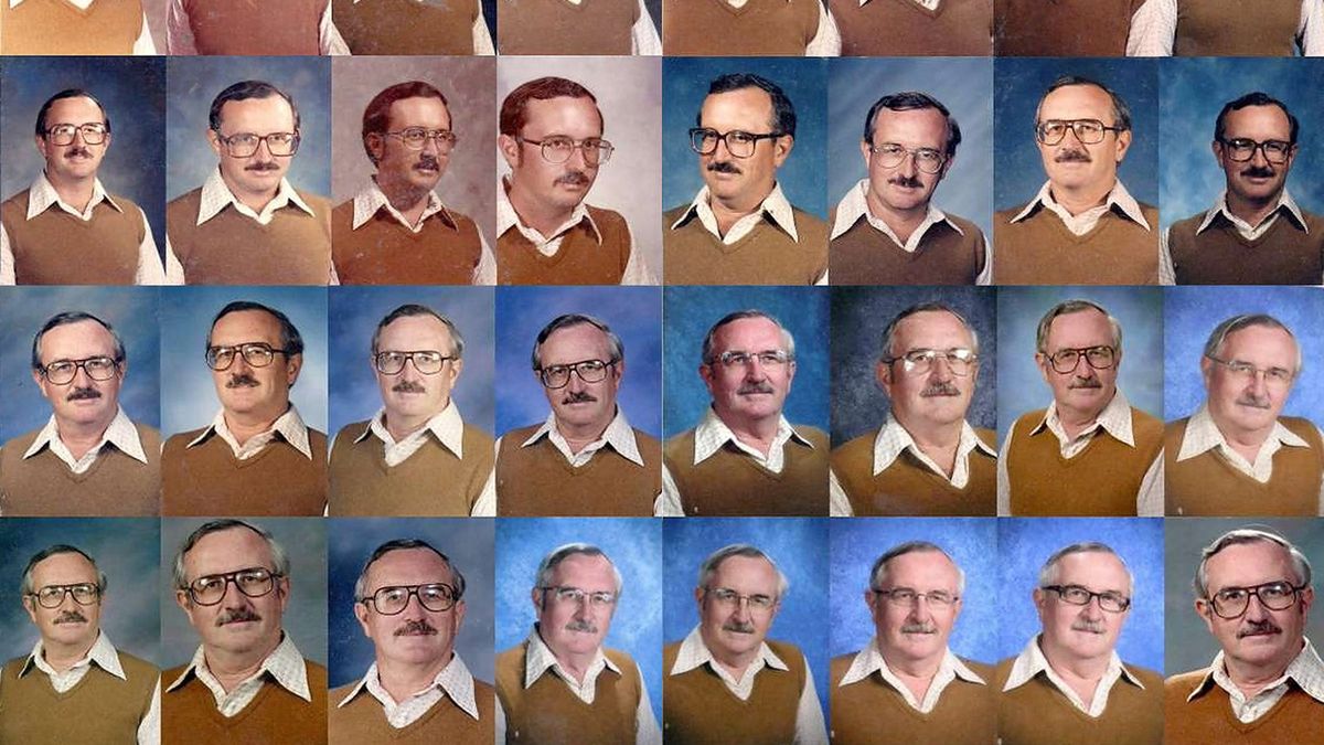 Mężczyzna zakładał to samo ubranie do oficjalnych zdjęć przez 40 lat 1