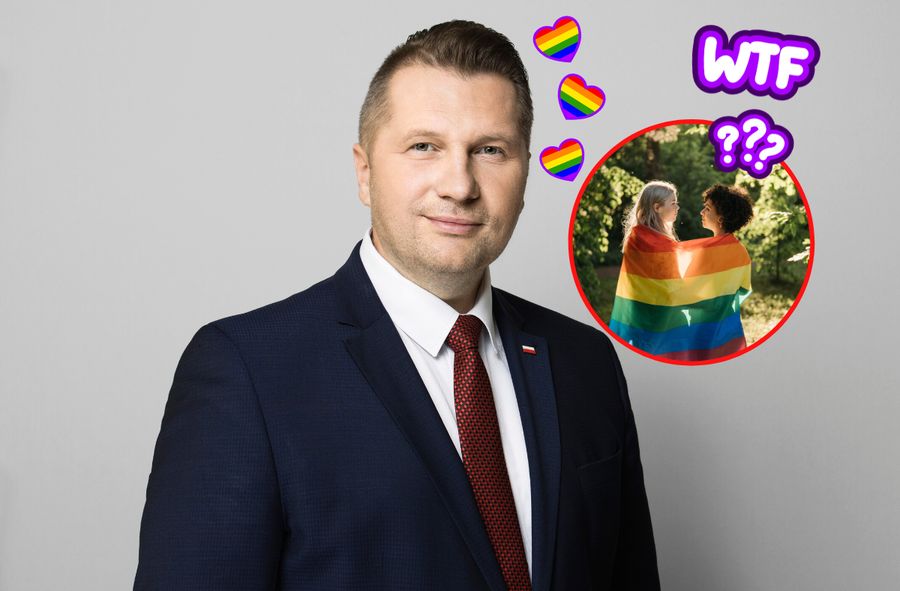 Czarnek z "ludzką twarzą" o osobach LGBTQ+ 