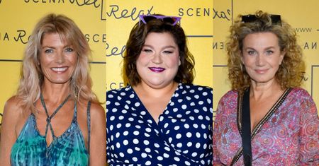 Gwiazdy na ściance Sceny Relax: opalona Małgorzata Lewińska, nogi Agnieszki Kaczorowskiej i dawno niewidziana Joanna Trzepiecińska (ZDJĘCIA)