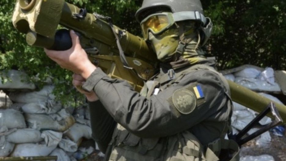 Poborowy z ukraińskiej armii okazał się wyborowym strzelcem, sprawnie posługującym się rosyjską bronią z czasów ZSRR