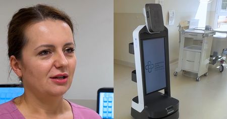 Roboty pracują w szpitalu w Szczecinie. Tak pomagają pielęgniarkom