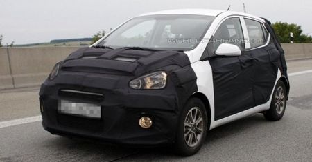 Nowy Hyundai i10 po liftingu przyłapany