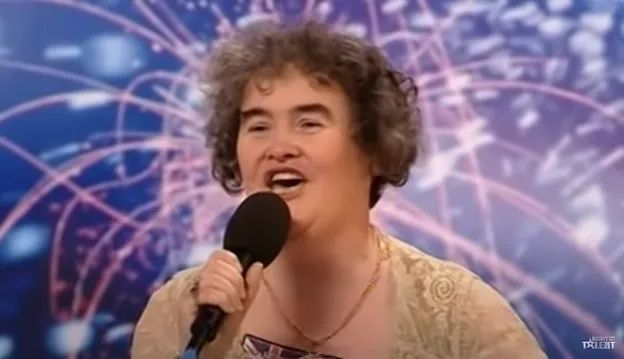 Susan Boyle za czasów "Mam Talent"