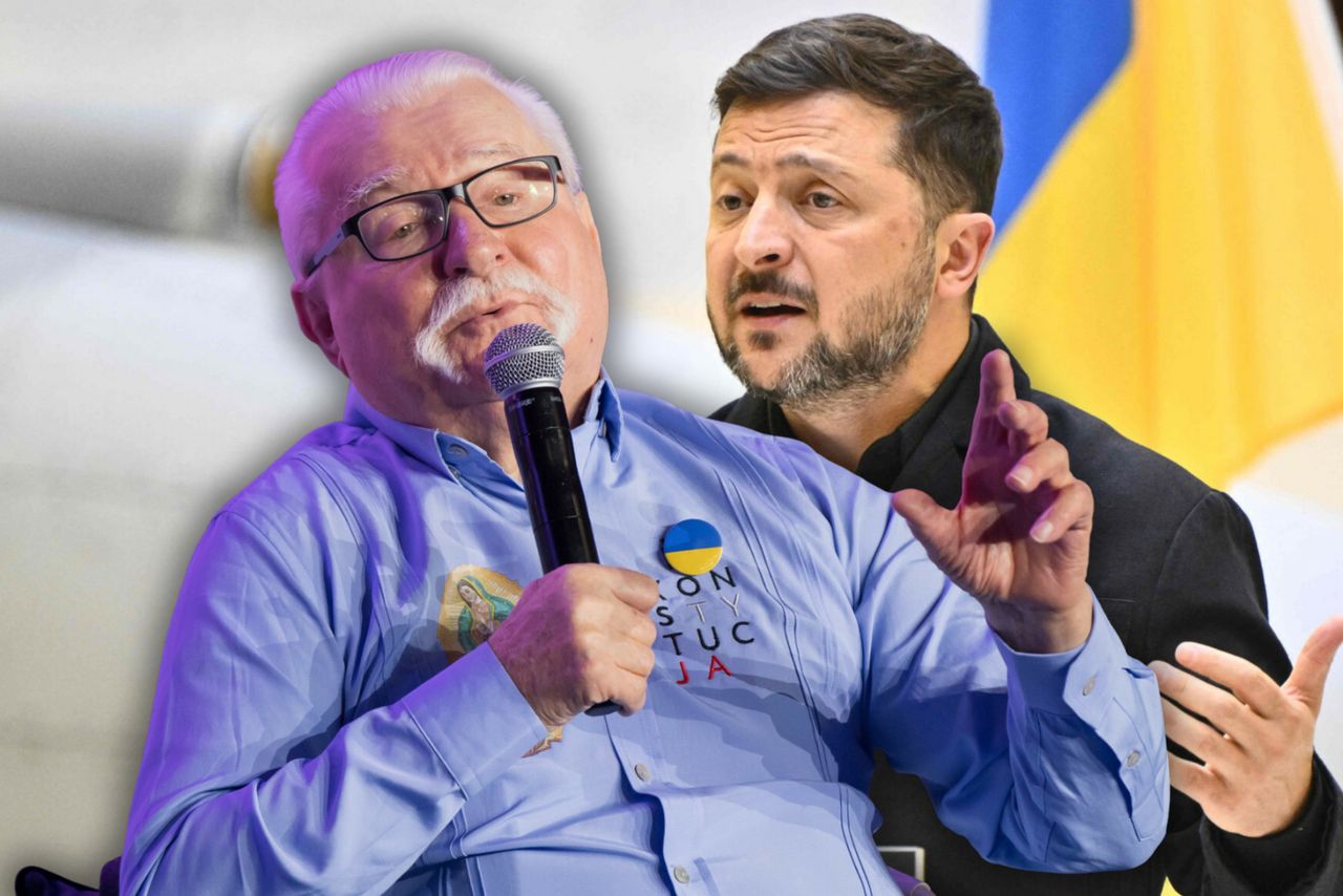 Wałęsa wściekły na Zełenskiego. "Ubliżył mi"
