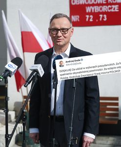 Andrzej Duda zareagował na wynik wyborów. Zamieścił wpis