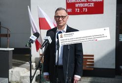Andrzej Duda zareagował na wynik wyborów. Zamieścił wpis