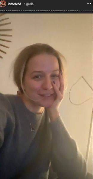 Jessica Mercedes - radość z powodu sukcesu, Edyta Górniak w jej sukience