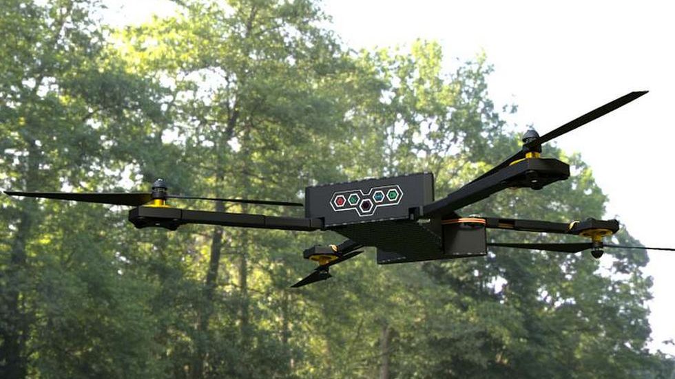 Składany dron blu. Ma GPS i kamerę HD, a do tego zmieści się w kieszeni 1