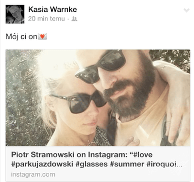 Piotr Stramowski i Kasia Warnke są parą