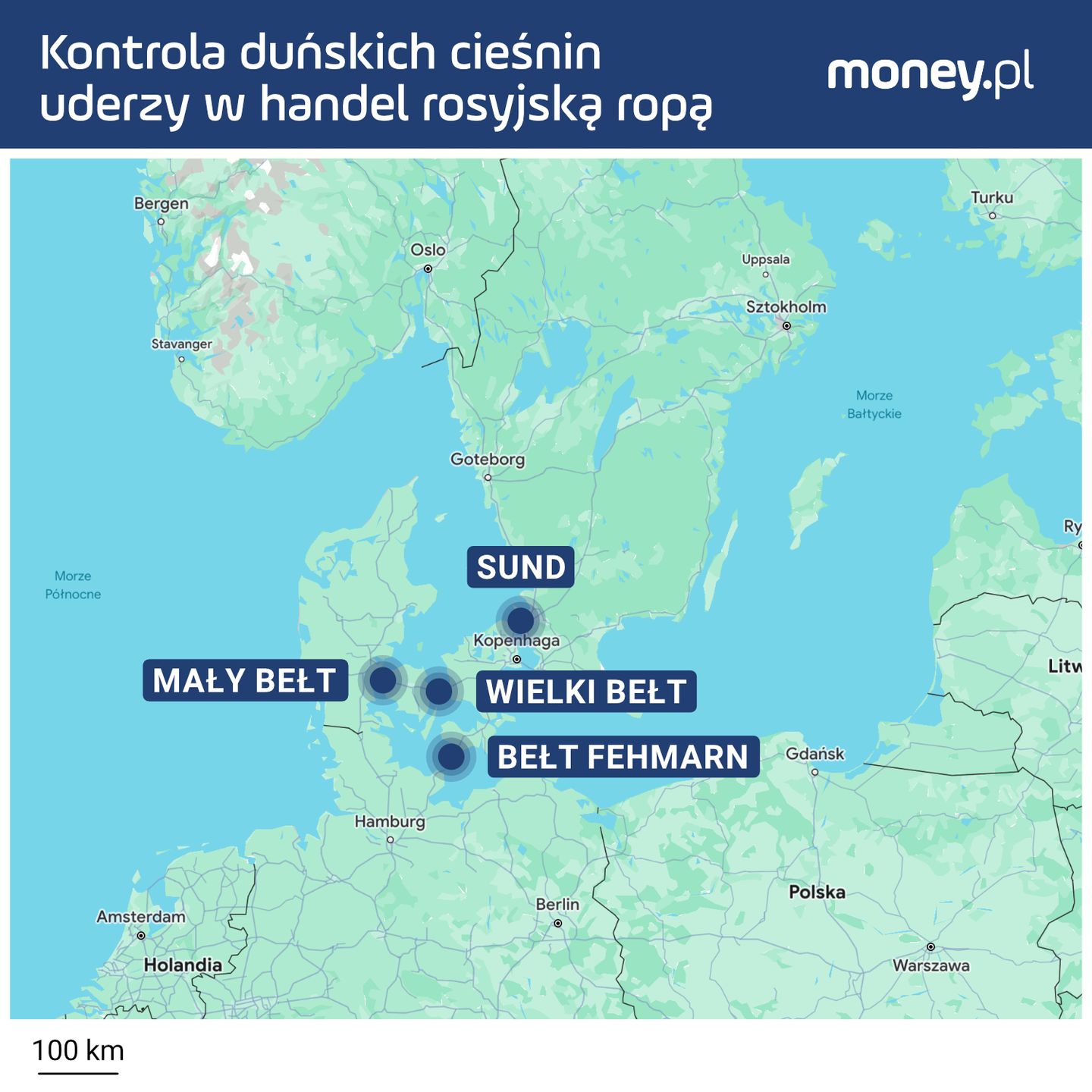 Cztery cieśniny duńskie