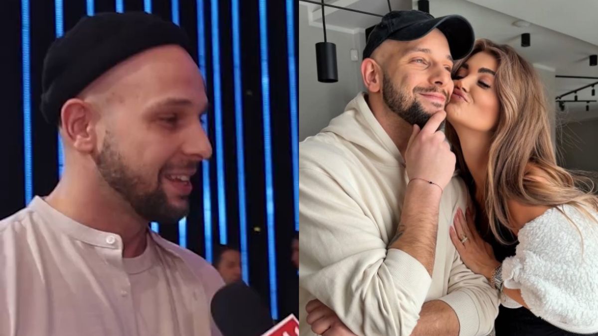 Maciej Pela wyraźnie zżył się z Edytą Folwarską