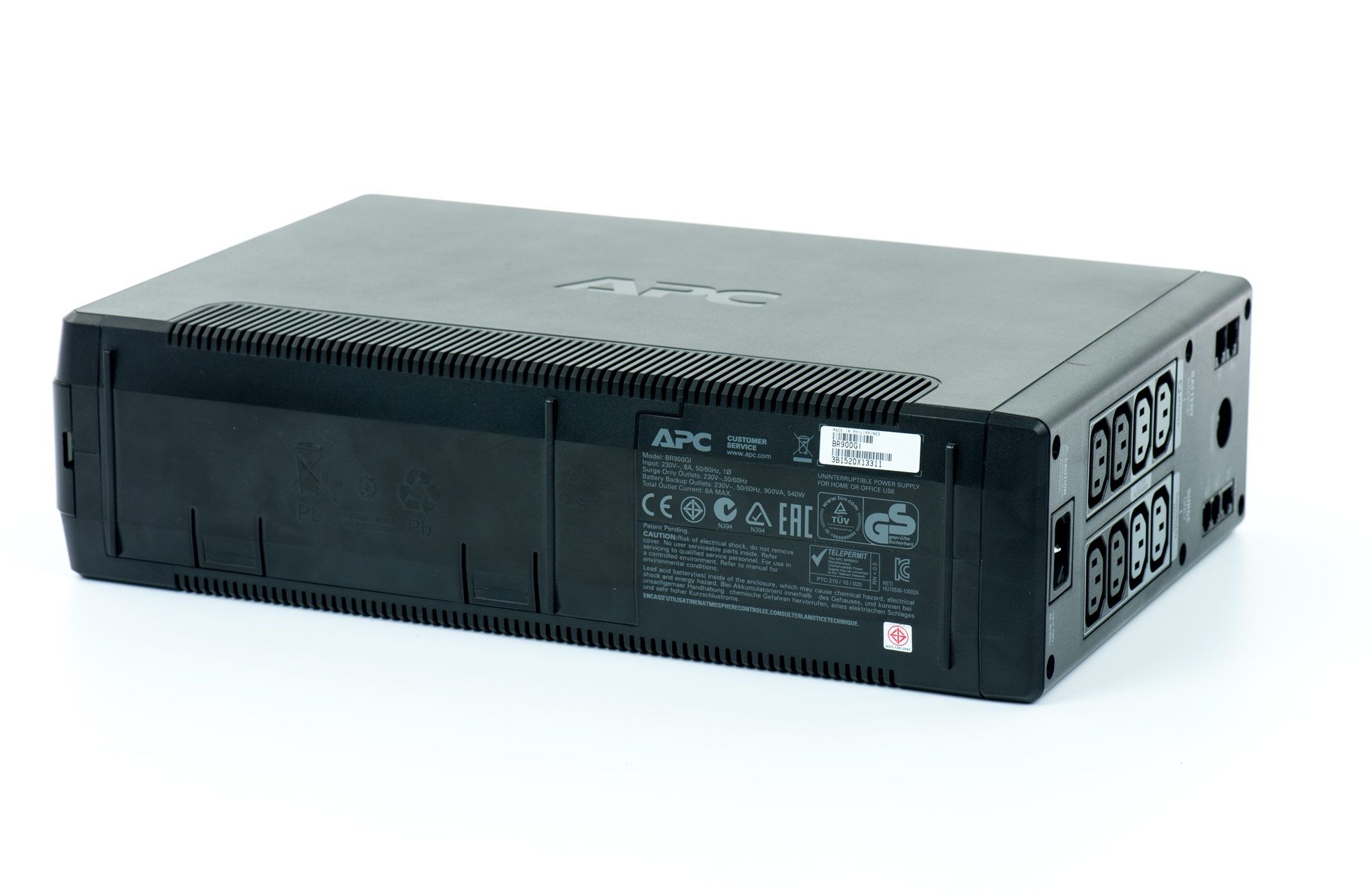 APC model Back-UPS Pro 900 - spód