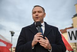 Głośne buczenie na wiecu Nawrockiego. Nie spodobało im się pytanie
